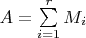 $A=\sum\limits_{i=1}^{r}M_i$