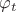 $\varphi_t$