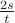 $\frac{2s}{t}}$