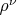 $\rho^{\nu}$
