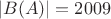 $|B(A)| = 2009$