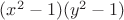 $(x^2-1)(y^2-1)$