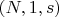 $(N,1,s)$