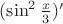 $(\sin^2 \frac {x} {3})^\prime$