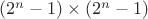 $(2^n-1)\times(2^n-1)$
