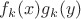 $f_k(x)g_k(y)$