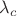 $\lambda_c$
