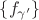 $\{f_{\gamma'}\}$