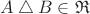 $A\bigtriangleup B\in\mathfrak R$