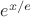 $e^{x/e}$