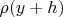 $\rho(y+h)$