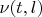 $\nu(t,l)$