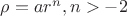 $\rho=ar^n,n>-2$