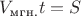 $V_\text{мгн.}t = S$