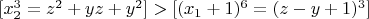 $[x_2^3=z^2+yz+y^2 ] > [(x_1+1)^6 =(z-y+1)^3]$