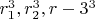 $r_1^3, r_2^3, r-3^3$