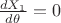 $\frac{d X_1}{d \theta} = 0$