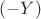 $(-Y)$