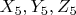 $X_{5},Y_{5},Z_{5}$