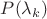 $P(\lambda _k)$