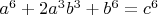 $a^6+2a^3b^3+b^6=c^6$