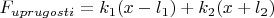 $F_{uprugosti}=k_1(x-l_1)+k_2(x+l_2)$