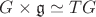 $G\times\mathfrak g\simeq TG$ $G\times\mathfrak g\simeq TG$