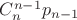 $C^{n-1}_np_{n-1}$ $C^{n-1}_np_{n-1}$