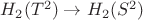 $H_2(T^2)\to H_2(S^2)$