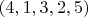 $(4,1,3,2,5)$
