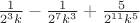 $\frac 1 {2^3k} - \frac 1 {2^7k^3} + \frac 5 {2^{11}k^5}$