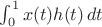 $\int_0^1x(t)h(t)\,dt$
