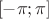 $\ [-\pi; \pi]$