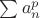 $\sum{a_n^p}$