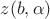$z(b,\alpha)$