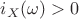 $i_{X}(\omega)>0$