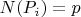 $N(P_i)=p$