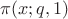 $\pi(x;q,1)$