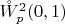 $\mathring{W}_p^2(0,1)$