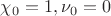 {\chi}_{0}=1, {\nu}_{0}=0