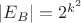 $|E_B| = 2^{k^2}$