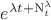 $ e^{\lambda t + \mathrm{N}^{\lambda}_{t}} $