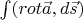$\int (rot \vec{a},d\vec{s})$