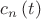 ${{c}_{n}}\left( t \right)$