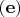 $(\mathbf e)$