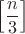 $\Big[\dfrac{n}{3}\Big]$