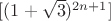 $[(1+\sqrt{3})^{2n+1}]$