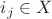 $i_j  \in X$