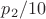 $p_2/10$