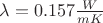 $\lambda=0.157 \frac {W} {m K}